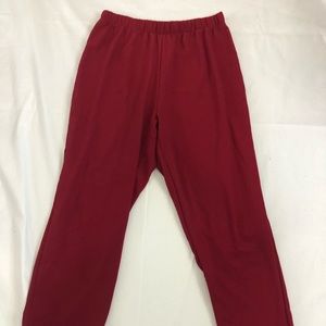 Burgundy light weight pants!